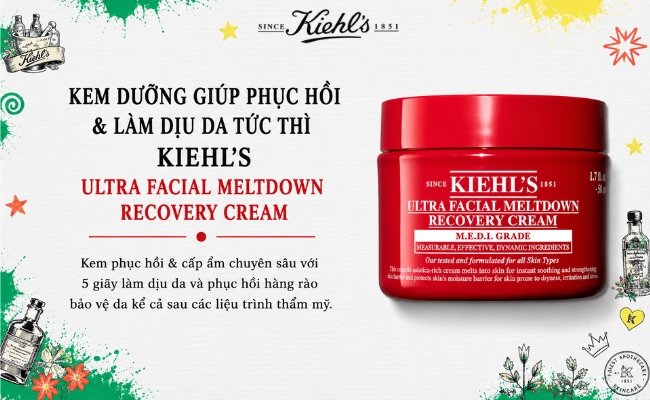 Kem dưỡng Kiehl's Ultra Facial Meltdown Recovery Cream