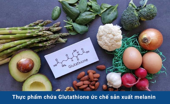 Ăn thực phẩm chứa glutathione để dưỡng trắng da