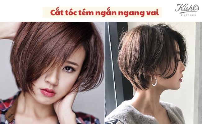 Cắt tóc tém ngắn ngang vai