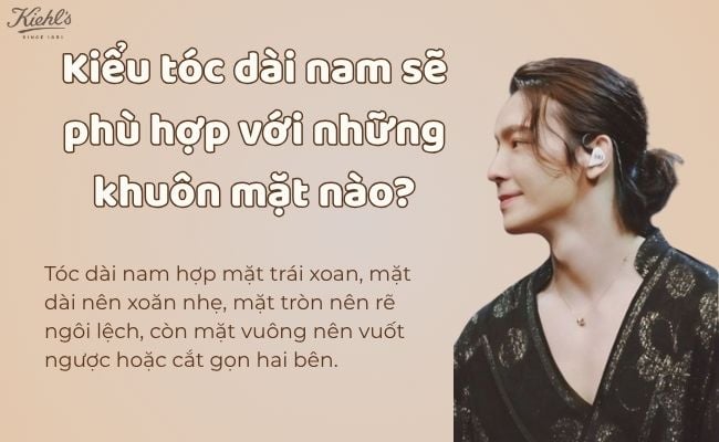Kiểu tóc dài nam sẽ phù hợp với những khuôn mặt nào?