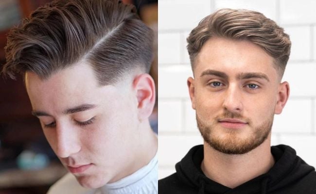 Kiểu tóc layer cạo 2 bên kết hợp side part