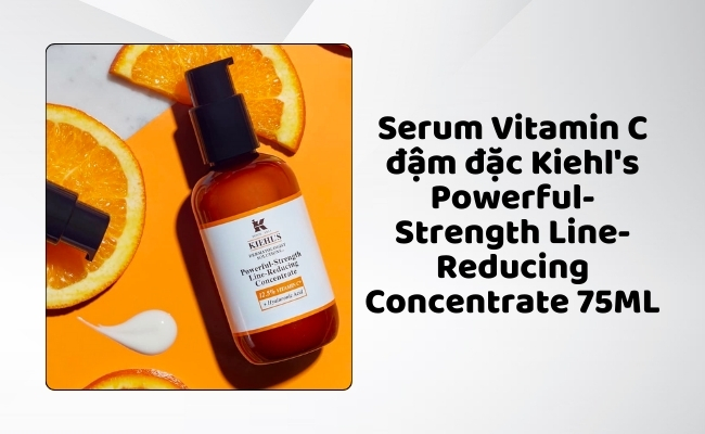Powerful-Strength Line-Reducing Concentrate Serum Vitamin C Cho Da Dầu Mụn Kiehl's Powerful-Strength Line-Reducing Concentrate 75ML