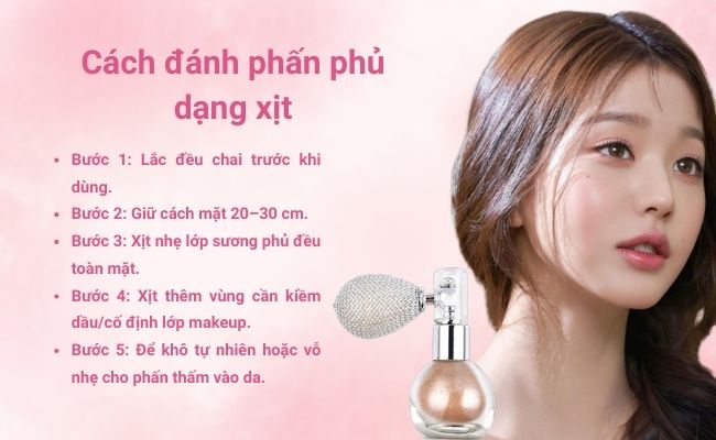 Cách đánh phấn phủ