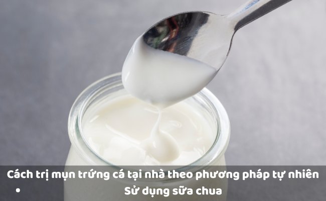 Trị mụn bằng sữa chua

