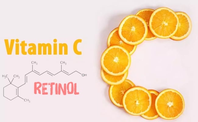 retinol kết hợp vitamin c