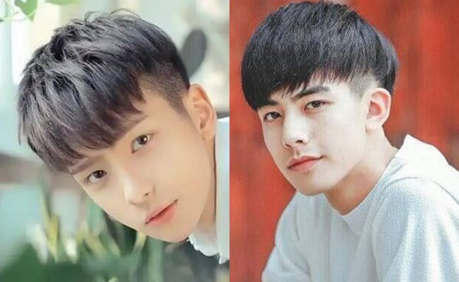 Tóc layer nam cạo 2 bên dài