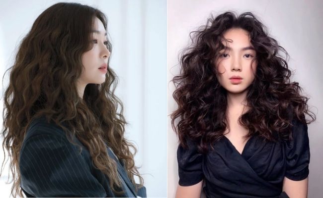 Tóc sóng xù nhẹ