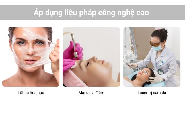 Điều trị bằng các liệu pháp vật lý và công nghệ cao