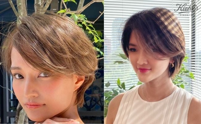 Pixie với mái chéo