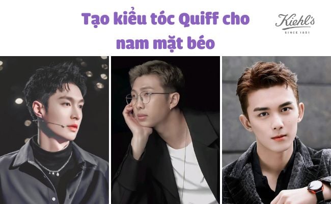 kiểu tóc nam mặt tròn béo