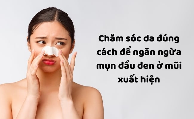 Biện pháp ngăn ngừa mụn đầu đen ở mũi