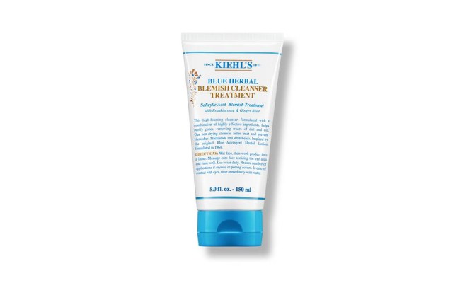 Gel rửa mặt Kiehl's Blue Herbal Blemish Cleanser Treatment