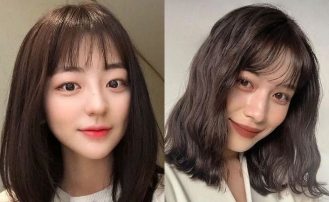 Kiểu tóc mái ngố thưa