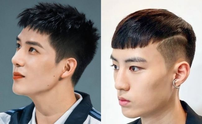 Tóc húi cua hợp với gương mặt dài