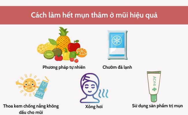 Hướng dẫn 11 cách làm hết mụn thâm ở mũi hiệu quả nhanh chóng