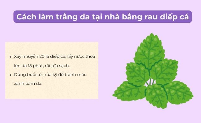 Cách làm trắng da nhanh nhất trong 1 tuần
