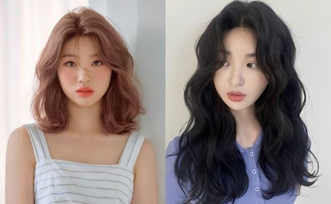 Kiểu tóc xoăn style Hàn Quốc