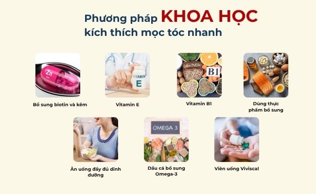 Phương pháp khoa học giúp tóc mọc nhanh trong 3 ngày
