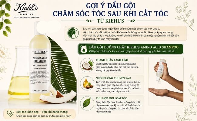 Dầu gội dưỡng chất Kiehl's Amino Acid