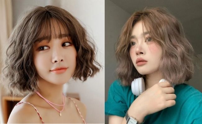 Kiểu tóc ngắn uốn nhẹ được ưa chuộng