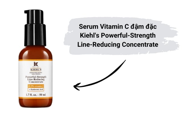 Serum Vitamin C Đậm Đặc Kiehl's Powerful-Strength Line-Reducing Concentrate