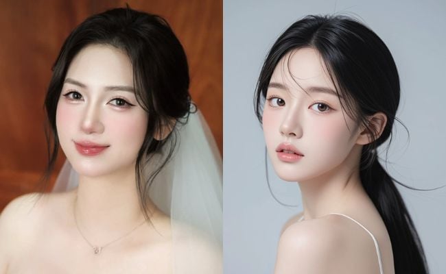 Kiểu tóc cô dâu đẹp, xu hướng, phù hợp với từng gương mặt