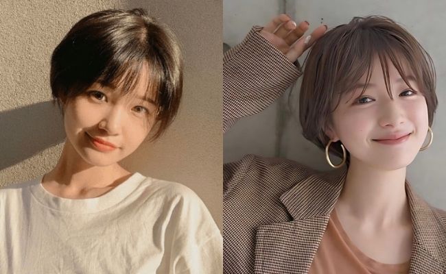 Tóc tém có mái thưa