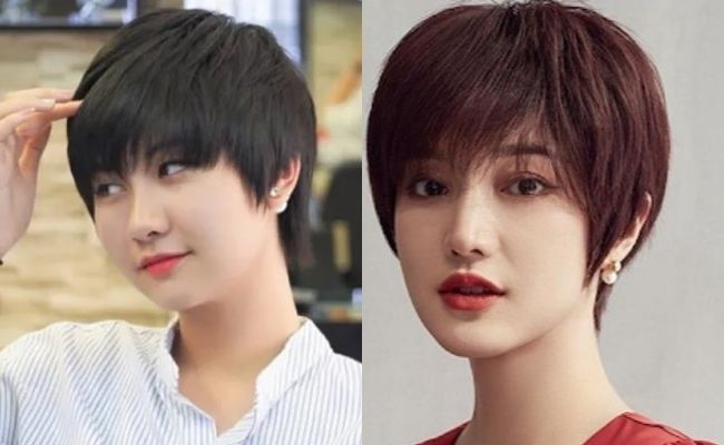 Tóc tém tomboy cho mặt tròn béo