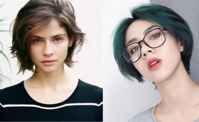 Tóc tomboy không mái