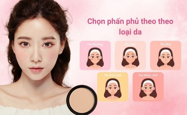 Cách chọn phấn phủ phù hợp với từng loại da