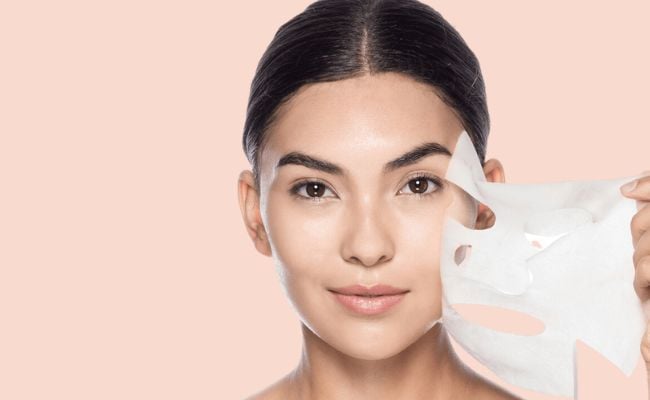 các bước skincare ban đêm với mặt nạ