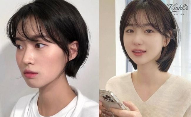 Tóc pixie kèm mái thưa