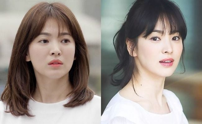 Tóc mái thưa diễn viên Song Hye Kyo