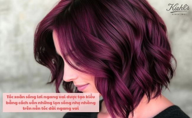 Tóc xoăn sóng lơi ngang vai là kiểu tóc gì?