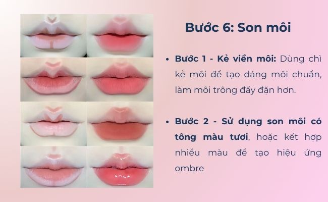 Hướng dẫn các bước cơ bản makeup Douyin