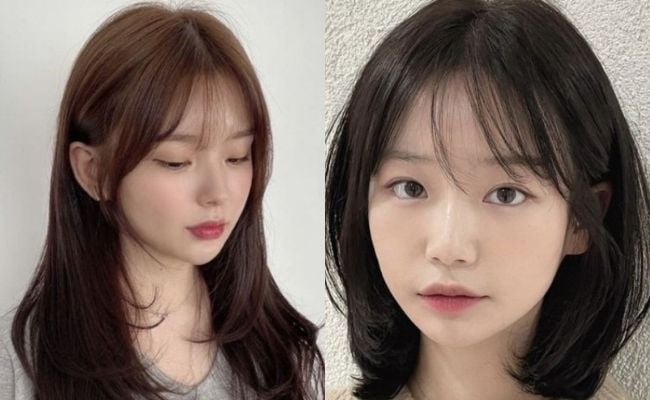 Tóc cho mặt tròn vuông