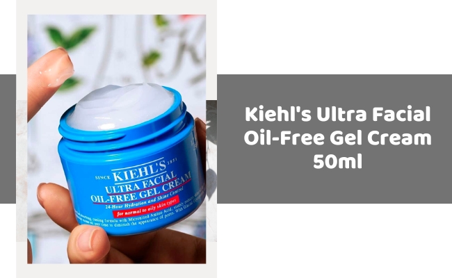Review kem dưỡng trắng cho da nhạy cảm Kiehl's Ultra Facial Oil-Free Gel Cream 50ml