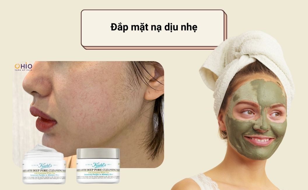 Đắp mặt nạ dịu nhẹ, giàu dưỡng chất