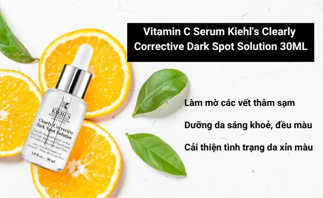 Serum Sáng Da Mờ Thâm Vitamin C Kiehl's Clearly Corrective Dark Spot Solution