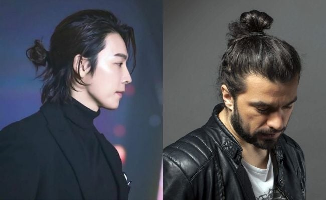 Kiểu tóc dài Man Bun