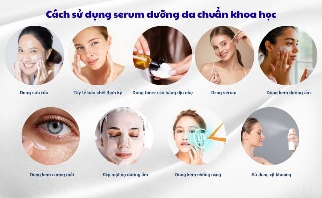 Sử dụng serum dưỡng da chuẩn khoa học để mang lại hiệu quả chăm sóc da như mong đợi