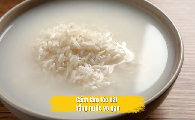Cách làm tóc dài bằng nước vo gạo
