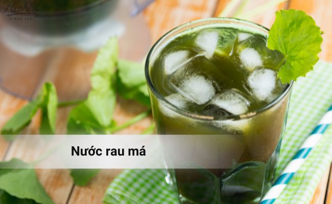 Nước rau má thúc đẩy quá trình tái tạo da