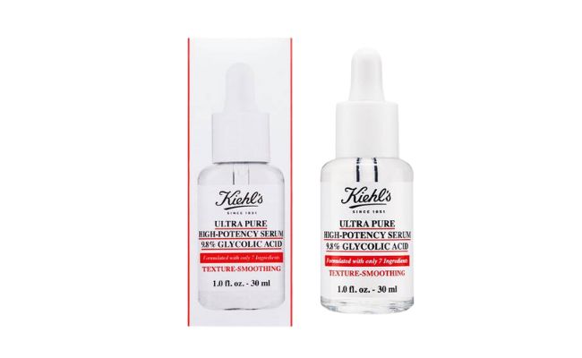 Serum trị nám tẩy tế bào chết Kiehl's Ultra Pure Serum 9.8% Glycolic Acid.