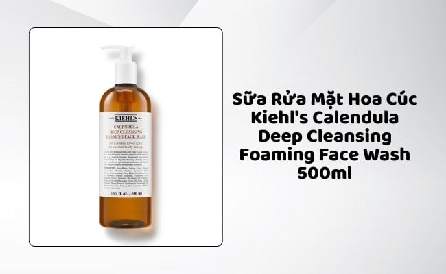 Sữa Rửa Mặt Calendula Deep Cleansing Foaming Face Wash 500ml