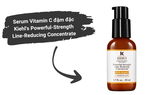 Serum Vitamin C đậm đặc Kiehl's Powerful-Strength Line-Reducing Concentrate