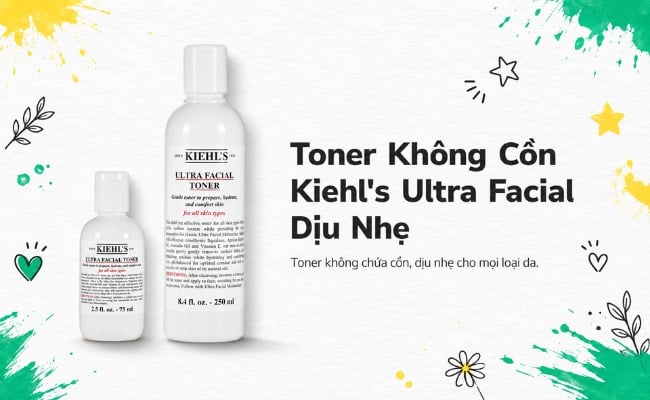 Toner Không Cồn Kiehl’s Ultra Facial Toner