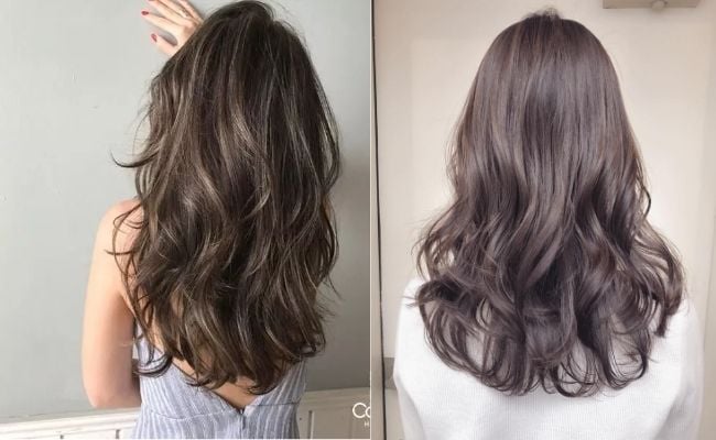 Tóc uốn sóng ngang lưng