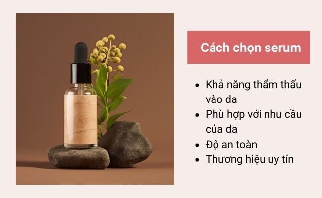 cách lựa chọn serum phục hồi da