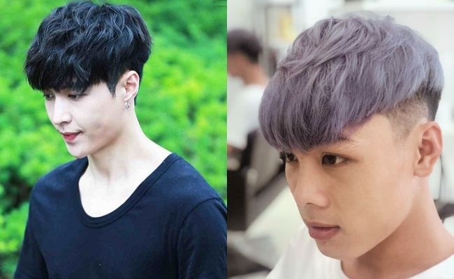 Tóc xoăn 2 tầng dành cho nam